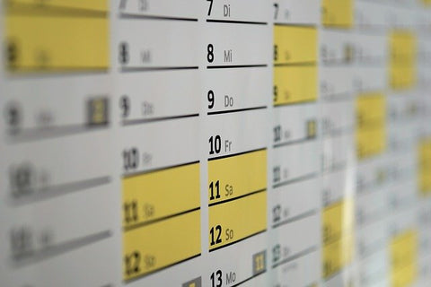 Content schedule
